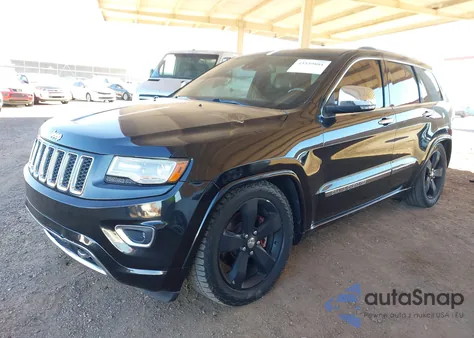 2014 Jeep Grand Cherokee Overland z USA, uszkodzony, nr VIN 1C4RJFCT2EC137783